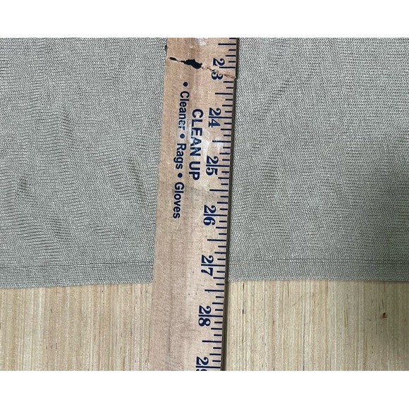 J. JILL Linen Blend Womens Sz S Beige Open Cardigan Side Slit 3/4 Sleeve Fray - Picture 4 of 9